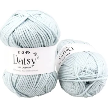 Příze Drops Daisy uni 09 ledově modrá