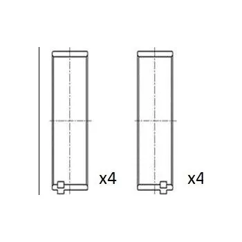Ojnice Ojniční ložisko FAI AutoParts BB2053-025