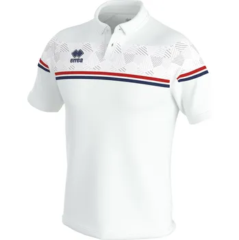 Pánské tričko ERREA´ ERREA pánská polokošile DOMINIC BARVA: bílá - červená - tmavě modrá, Velikost: XXL