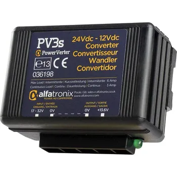 Vysílačka Alfatronix PowerVerter PV3s, 24/12 V, 3/6 A