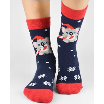 NOVITI SB060-U-03 Skarpety bawełna XMAS Koala 31/34