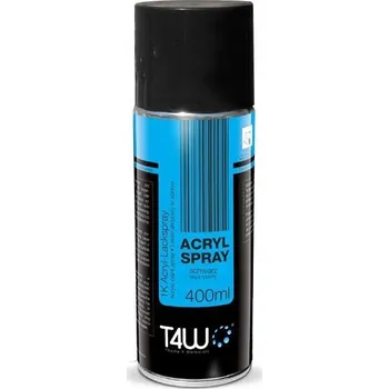 Barva ve spreji Akrylový lak T4W černý 400 ml