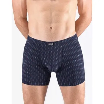 Pánské spodní prádlo Pánské boxerky s delší nohavičkou nadměrné GINO 74174P petrolejová aqua 3XL/4XL
