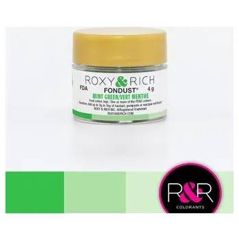Potravinářské barvivo Prachová barva 4g mátově zelená - Roxy and Rich