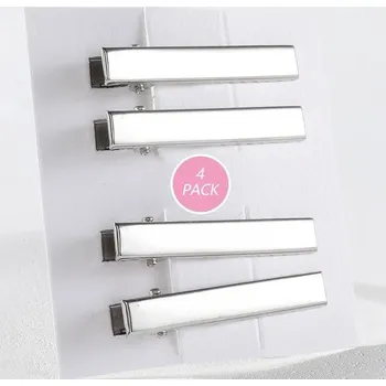 Kadeřnické sponky pro ženy a dívky | vlasové doplňky 4 ks - pevný krátký