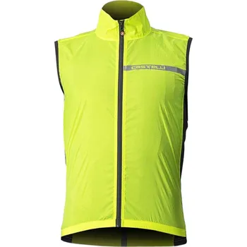 Pánská větrovka Castelli Yellow Fluoro 1011671 Small