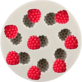 Forma na pečení Silikonová forma na dort - maliny, borůvky 3D - maliny