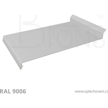 Střešní lemovaní Oplechování říms rš 370 stříbrná