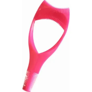 Silikonová pomůcka na líčení řas | řasový aplikátor | silikonový štít - SY21-červená