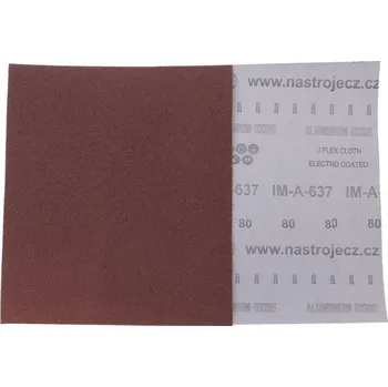 NÁSTROJE CZ Brusné plátna - archy, různé zrnitosti, 230 x 280 mm Zrnitost: P60