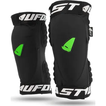 Motocyklový chránič kolene a holeně UFO CHRÁNIČE KOLEN MTB / E-BIKE SPARTAN ČERNÉ VELIKOST L/XL - KOLEKCE 2025