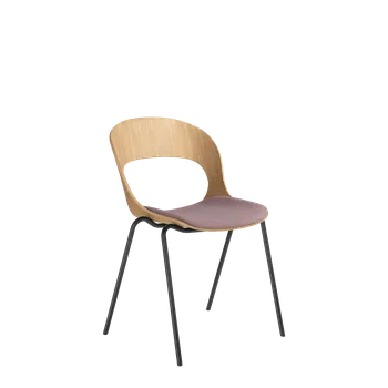 Židle LOTUS-LT-02-H-N1 (čalouněný sedák, podnož černá)