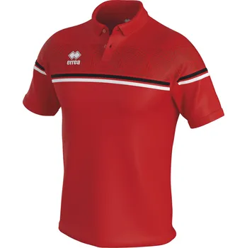 Pánské tričko ERREA´ ERREA pánská polokošile DOMINIC BARVA: červená - černá - bílá, Velikost: XXXXL