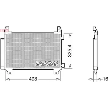 Auto-moto Kondenzátor, klimatizace DENSO DCN50028