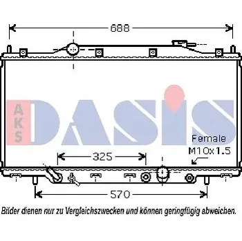 Chladič motoru Chladič, chlazení motoru AGB 387008-1
