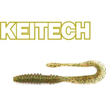 Umělá nástraha Gumová Nástraha Keitech Mad Wag Mini 3,5" 8,9cm Sahara Olive FLK. (10ks)