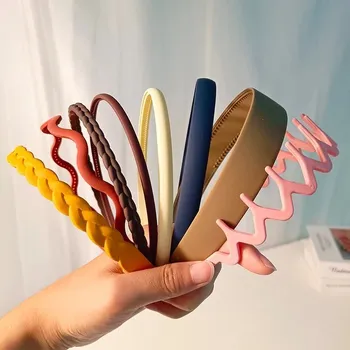 Čelenka Stylové doplňky do vlasů pro každou příležitost | čelenky 8 ks - růžová káva