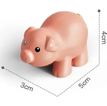 Stavebnice LEGO Stavební kostky s motivem zvířat | Styl Lego - prase