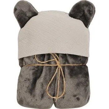 Dětský pokoj MATEX Kocyk KOALA MUSLIN z kapturkiem 95x95 cm [TB0444_03]