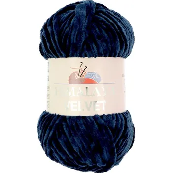 Příze Himalaya Velvet 90021 indigově modrá