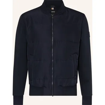 Pánská mikina Boss Pánská Bunda Skiles Ze Směsi Materiálů, tmavě modrá, XXL