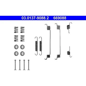 Brzdová čelist Sada příslušenství, brzdové čelisti ATE 03.0137-9088.2