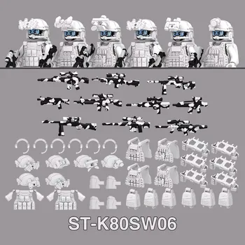 Figurka Vojenské figurky s doplňky | Styl Lego - ST-K80SW06