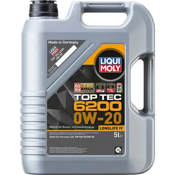 LIQUI MOLY Top Tec 6200 0W-20, syntetický motorový olej 5 l LIQUI MOLY LI 20789
