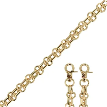 Řetízek Natana 011 zlatý řetízek pro kabelku 110 cm