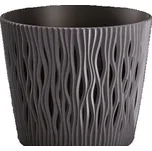 Květináč Sandy Round 18,9 cm, antracit