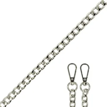 Řetízek Natana 031 stříbrný řetízek na kabelku 117cm
