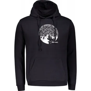 Pánská mikina Pánská mikina ALTISPORT ALM172JN796 ČERNOBÍLÁ XXL