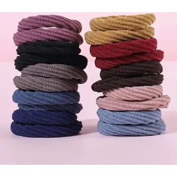 Elastické gumičky do vlasů pro ženy | módní doplňky 20 ks - keprová Multi