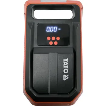 Kompresor Autokompresor s elektronickým displejem a LED svítilnami YATO