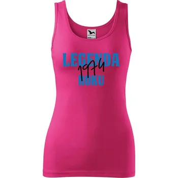 DOBRÝ TRIKO Dámské tílko s potiskem Legenda roku Velikost: XS, Barva: Purpurová