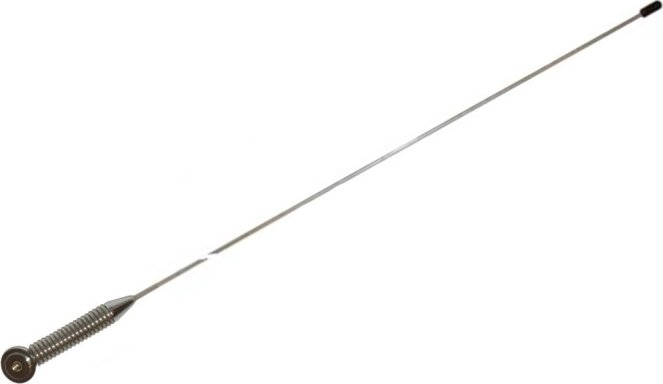 PVA 001A, 66-480 MHz, 1/4, zářič s pružinou (bez patky a svodu)
