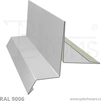 Střešní lemovaní Závětrná lišta rš 250 stříbrná