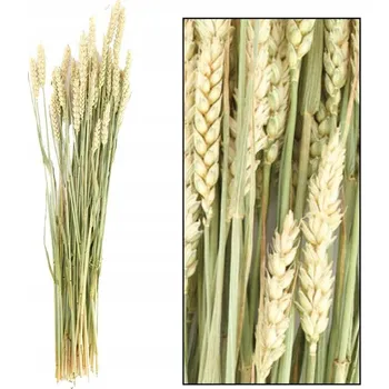 umělá květina Ozdobná přírodní kytice sušené trávy a pšenice