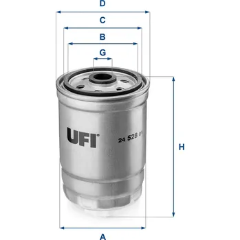 Palivový filtr Palivový filtr UFI 24.528.01