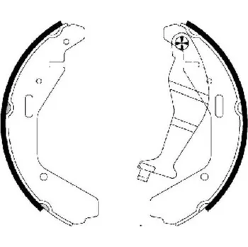 Brzdová čelist Sada brzdových čelistí TEXTAR 91065200