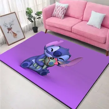 Koberec Měkký dětský koberec s motivem Stitch - 8,100x120cm