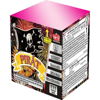 Zábavní pyrotechnika BATERIE VÝMETNIC PIRÁT 25 RAN 18/1