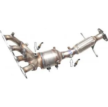 Mazda 3 1.6 MZR Montážní katalyzátor výfuku 1091529-2