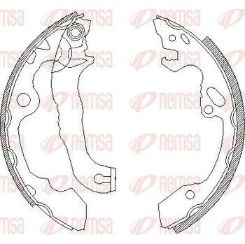 Brzdové pakny REMSA 4040.00