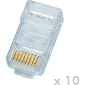 Počítač DATACOM Konektor RJ45 UTP 8p8c Cat5e 10ks (drát), 4121
