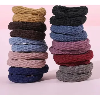 Elastické gumičky do vlasů pro ženy | módní doplňky 20 ks - Mřížka Multi