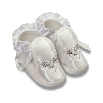 Kojenecký body LAFEL P3H Buciki atłasowe haftowane