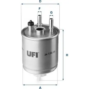 Palivový filtr Palivový filtr UFI 24.114.00