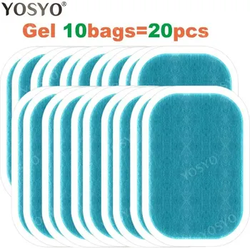 Gelové polštářky pro EMS posilovač svalů | fitness příslušenství, posilovač svalů - 20 ks