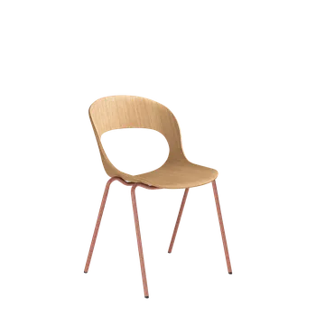 Židle LOTUS-LT-01-H-N13 (podnož cihlově červená PANTONE 17-1532 TCX)